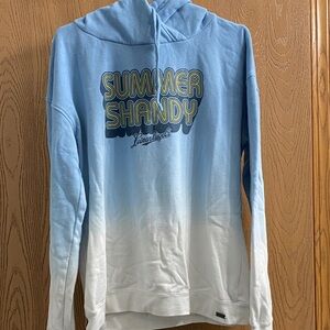 Summer Shandy Blue and White Hoodie
